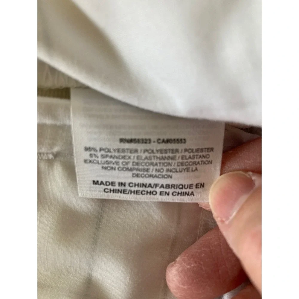 Nike‎ Golf Tour Performance Dri-FIT Pants Mens 38x30 White Windowpane Check Grid